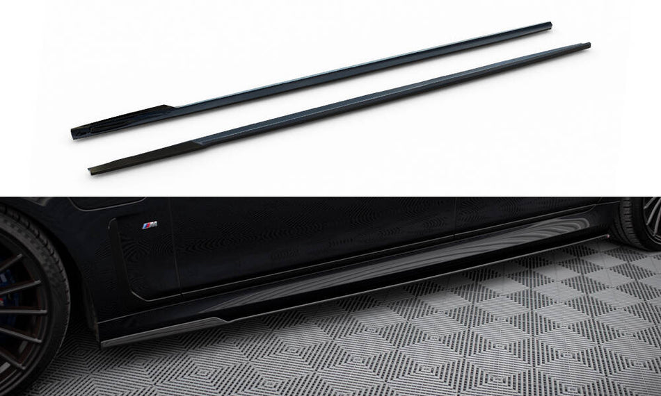 Side Skirts Diffusers V.2 for BMW 7 Long M-Pack G12